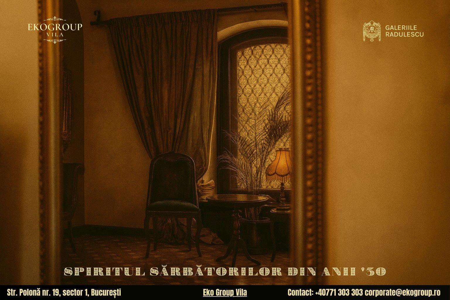 Ce este Crăciunul în anii ’30: O privire elegantă asupra spiritului interbelic cu Eko Group Vila