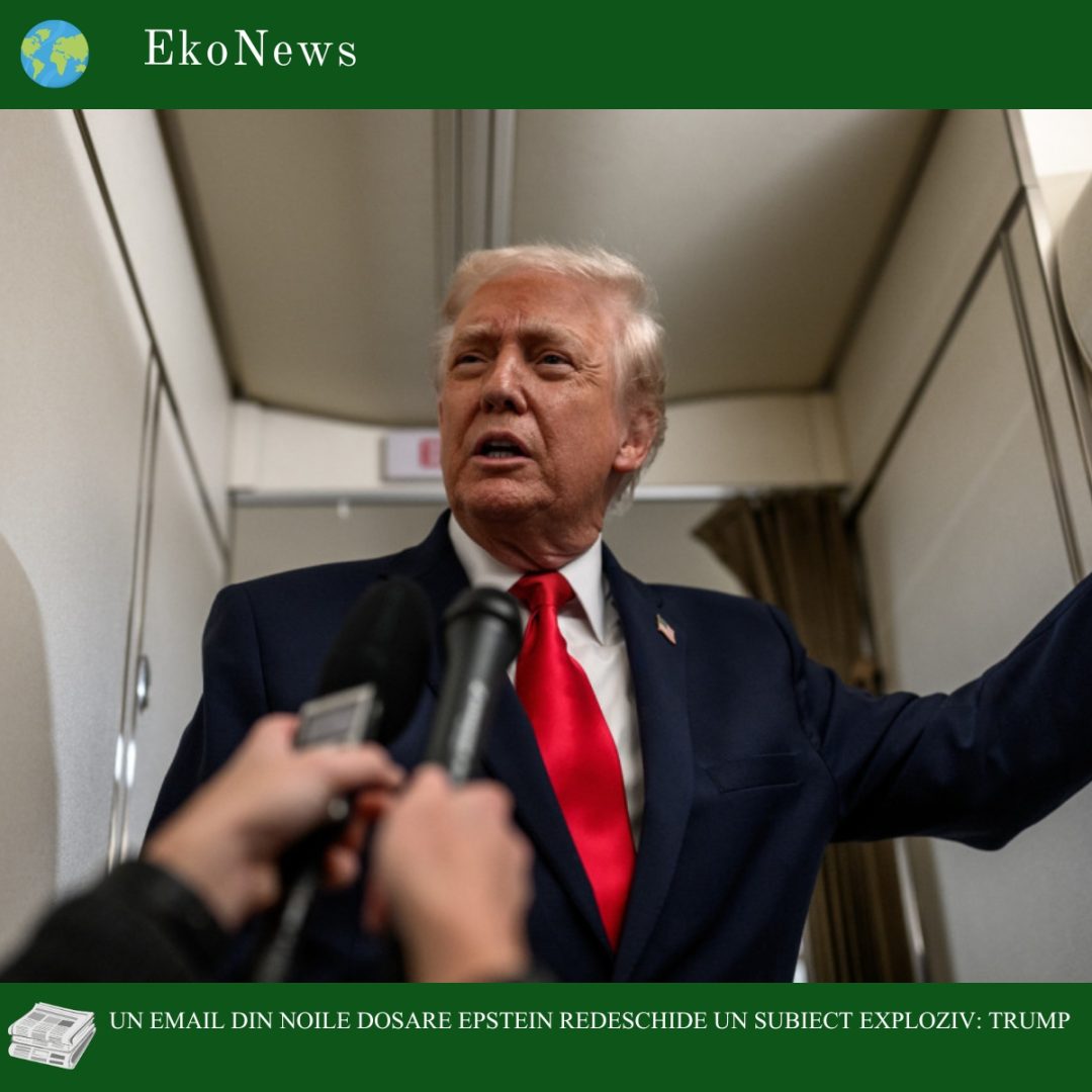 Un email din noile dosare Epstein redeschide un subiect exploziv: Trump, „opt zboruri” și dilema transparenței